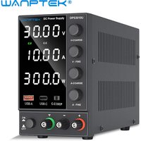 Alimentation CC réglable Wanptek 30V 10A, source d'alimentation numérique de laboratoire à affichage LED, régulateur de tension stabilisé