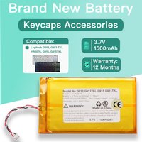 3.7V 1500mAh Polymer Lithium Battery for Logitech G913, G913 TKL, YR0076, G915 Keyboard
