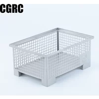 Metal Stainless Steel Forklift Basket Storage Basket Decorative Model