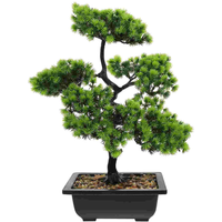 Artificial Bonsai Tree Juniper Faux Plants Indoor Small Fake Plants Zen Garden Japanese Decor Pots Home Table Office