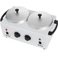 Dual Pot Wax Heater Professional Paraffin Hair Removal Machine Dual Parrafin Hot Facial Skin Equipment Spa Household