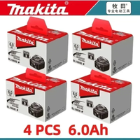2026 New Makita 6Ah for Makita 18V Power tool Battery BL1840 BL1830B BL1850B BL1850 BL1860 BL1815 Replacement Lithium Battery