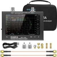 NanoVNA-SV4401A 7" Touch LCD Display 50KHz-4.4GHz Vector Network Antenna Analyzer UHF HF VHF SWR 100db Dynamic Tester