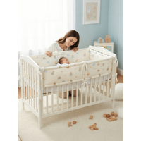 Baby Bed Bumper For Newborns Soft Cotton Thicken Bumper 1PS Crib Around Newborns Around Cushion Protector Pillow Baby Bumper