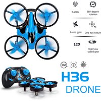 JJRC H36 Mini 2.4G 4CH 6-Axis 360° Flip Headless Mode RC Drone Quadcopter RTF Mini Drone For Kids