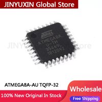 5-100Pcs ATMEGA8A ATMEGA8A-AU ATMEGA8A-AUR TQFP-32 AVR microcontroller MCU chip IC Chip In Stock Wholesale