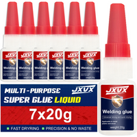 7pcs High Strength Welding Oily Super Glue Universal Clear Non-Marking Repair Adhesive Instant Glue Strong Fast Super Glue