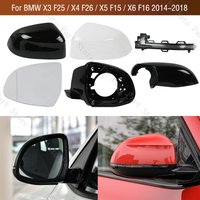 For BMW X3 F25 X4 F26 X5 F15 X6 F16 2014 2015 2016 2017 2018 Side Mirror Frame Lower Bottom Cover Cap Rearview Mirror Lens Glass