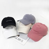 Casquette de Baseball en coton doux avec lettres «CHALLENGE», unisexe, Snapback, pour Sports de plein air, queue de cheval, pour femmes et hommes, chapeau Hip Hop, Streetwear