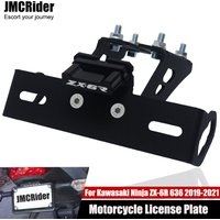 For KAWASAKI Ninja ZX-6R ZX6R ZX636G ZX 6R/636 2019 2020 2021 LED License Plate Frame Holder Bracket Tail Tidy Fender Eliminator