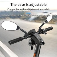 AliExpress Bicycle rearview mirror/Electric bike rearview mirror/Mountain bike universal long-pole high-definition rearview mirror/adjustab