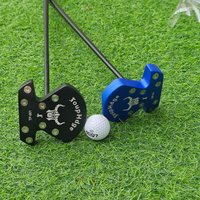 ToupHdge Semi-Circular Golf Putter Wide Wingback High MOI Large Sweet Spot Anti-Slip Face Solid Impact Precise Trajectory Contro