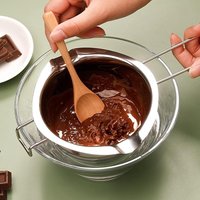Stainless Steel Wax Melting Pot Double Boiler Pot for Melting Chocolate Candy and Candle Chocolate Warmer Melting Bowl Bakeware