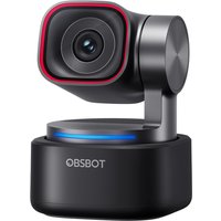 OBSBOT Tiny 3 AI-Powered Spatial Audio 4K Webcam, AI Tracking PTZ Camera with 1/1.28" Sensor, Tri-Mic, Voice & Gesture Control,