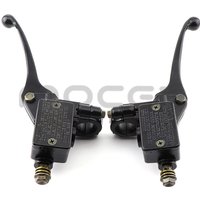 Motorcycle Front Master Cylinder Hydraulic Brake Lever Set Left/Right for Dirt Pit Bike ATV Quad Moped Scooter Buggy Go-Kart