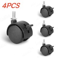 4 Pcs/pack Universal Mute Caster M8 Wheel 1.5Inch Replacement Furniture Table Drawers Cabinets Swivel Rollers 360 Degree Wheels
