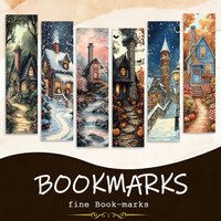 32pcs, Vintage Watercolor Christmas Bookmarks, Christmas, Teacher Gift, Back-To-School Holiday Gifts, Creative Artistic Designs