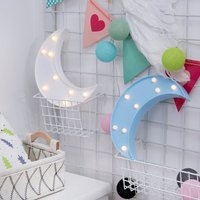 LED Shaped Lamp, Cloud, Star, Moon, Battery Box, Decorative Lamp, Children's Room, Girl's Heart, Bedroom Wall Mounted Desk Lamp