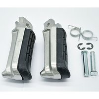 Front Foot Pegs Footrest Foot Peg For Honda CBR900 CBR900RR Fireblade 1993 1994-1995 CBR1100XX Blackbird 1997 1998 1999-2006