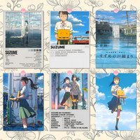 Suzume No TojimariS Poster Premium PP Wall Decal - Peel & Stick, HD Print, Waterproof Home Decor
