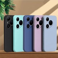 For Huawei Pura 90 Pro Case Huawei Pura 90 Pro Max Capas New Shockproof TPU Liquid Silicone Soft Cover Huawei Pura 90 Pro Fundas