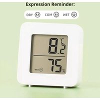 LCD Digital Thermometer Hygrometer Indoor Room Electronic Temperature Humidity Meter Sensor Gauge Weather Station Home