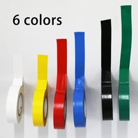 6PCS 10M/20M Six Colors Electrical Tape Set PVC Wear-resistant Flame Retardant Lead-free Insulating Waterproof Eletrician Tape