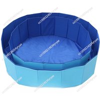 Pet portable swimming pool, foldable pool, large dog and cat bathing pool, cat and dog splash pool