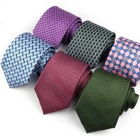 Mens Gracefully Soft Polyester Necktie Irregular Pattern Tie For Wedding Party Daily Shirt Suit Cravat Accessory Decoration Gift