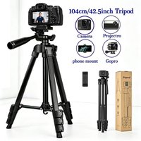 Lightweight Phone Tripod Camera Stand With Wireless Shutter Mobile Holder For Video Vlogging Photography