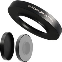 Lens Filter For 80mm Matte Box Or 77mm Matte Box Adapter Step Up Ring 49/52/55/54/58/60/62/67/72/77/82mm-77mm (80mm O.D.)