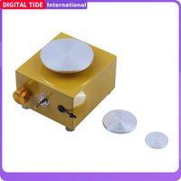 Electric Pottery Wheel Machine with Sculpting Kit Ceramic Pottery Clay Tools Rotating Rotary Plate Mini Water Pottery Turntable