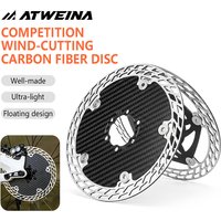 ATWEINA Bike 140/160/180mm Disc Brake Rotor Floating Carbon Fiber Thickening Anodized Quick Cooling Ultra-light Disc CNC Process