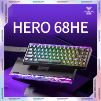 AULA HERO 68HE/ULTRA Magnetic Switch Mechanical Keyboard Low Delay Custom Wired Gaming Keyboard PC E-Sports Accessories Gifts