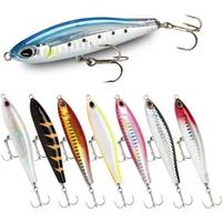 8cm 16g Slow Sinking Pencil Fishing Lures Trolling Bass Saltwater Wobblers Artificial Bait Trout Swimbait Fishing Accessories