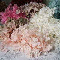 Anna Hydrangea (Color 123-164) Flowers Little Leaves Preserved Hydrangea Home Decor DIY Material Epoxy Resin Handmade Flowers