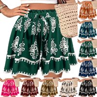 2026 New Ladies' Casual Loose Spring/summer Fashionable Bohemian Printed Shorts