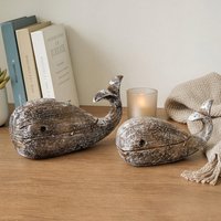 Retro Imitation Wood Whale Ornament Resin Mediterranean Style Home Decor Living Room Study Handicraft Creativity Wood Grain
