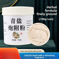 100g Herbal Tooth Powder Natural Oral Care with Green Salt & Aconite Portable Precisely Balanced Formula for Healthy Teeth