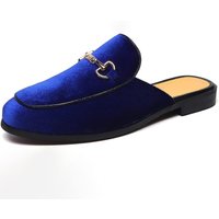 fashion man mules shoes designer shoes office dress slippers heren casual half shoes for man slides