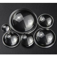 23mm -100mm Optical Glass Plano Convex Lens Round Prism DIY LED Light Module Flashlight Car Stage Spot Lamp Spotlight Parts