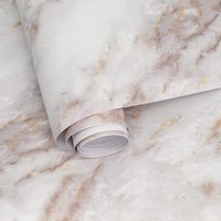 Thick Matte Marble Self-Adhesive Granite Wallpaper Vinyl Film Roll Wall Stickers Waterproof For Kitchen Decorative Home Decor