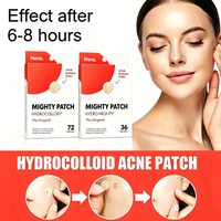 Cosmetics Mighty Original Patch,Natural Hydrocolloid Acne Patch Gentle Non-Irritating Acne Patch for Face 36/72 Counts Face Care
