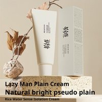 50g Korean Rice Isolation Sunscreen Even Brightening Skin Tone Lasting PEACH JO+ Rice Water Sensitive Isolation Natural Cream