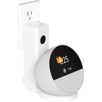 Wall Bracket For Amazon Echo Spot 2024 release with Cable Storage, Space-saving ABS Material Speaker Holder for Echo Spot Stands