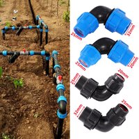 PE 90° Elbow Reducing Quick Connector 25mm to 20mm/32mm to 25mm Different-Diameter Joint Accessories Garden Irrigation Supplies