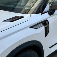 3Pcs Black Silver Car Side Wing Fender Sticker Decals Body For Jaecoo J7 Phev 2024-2025 Decoration Accessories