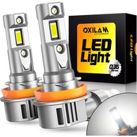 2Pcs H8 H9 H11 Turbo LED Canbus Headlight Bulb Kit High Power 60W Super Bright White Cooling Mini Light for Car 12V No Error CSP