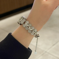 Cat's Eye Stone Diamond Strap Suitable Xiaomi Band 8Pro/9Pro,For Mi band 3/4/5/6/7,8/8NFC/9/9NFC/10/10NFC,For Redmi Watch5/4/6