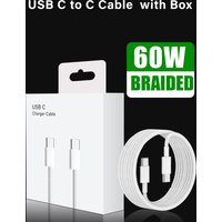 PD60W USB-C Cable for Samsung Fast Charger line for iPhone 15 16 Pro Max iPad Honor Xiaomi google Weaving wire Phone Accessories